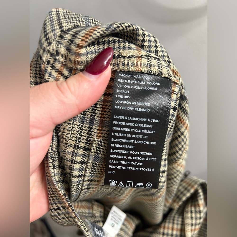 Urban outfitters plaid flare cargo utility pants - Picture 8 of 9